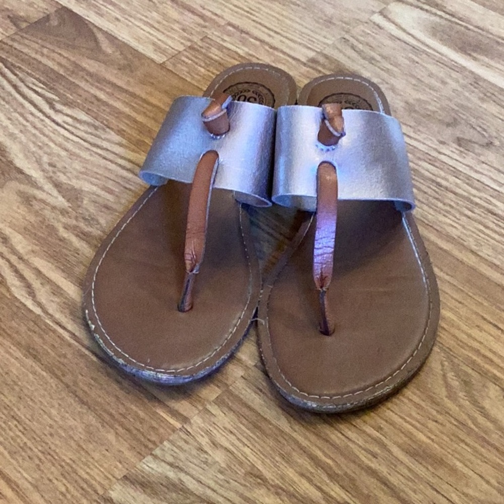 SO Black and Brown Sandals